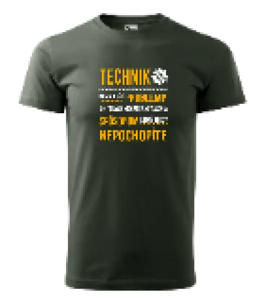 Pánske tričko Musím riešiť problémy - technik