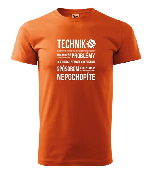 Pánske tričko Musím riešiť problémy - technik