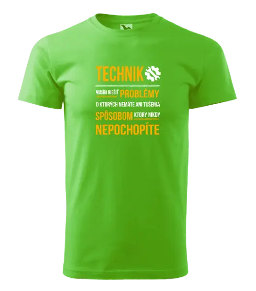 Pánske tričko Musím riešiť problémy - technik