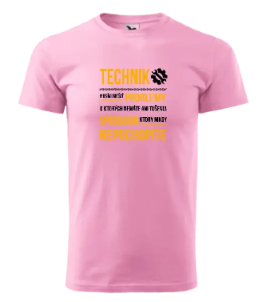 Pánske tričko Musím riešiť problémy - technik