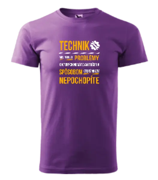 Pánske tričko Musím riešiť problémy - technik