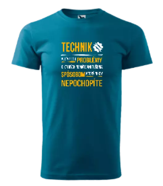 Pánske tričko Musím riešiť problémy - technik