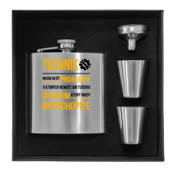 Ploskačka v krabičke Musím riešiť problémy - technik