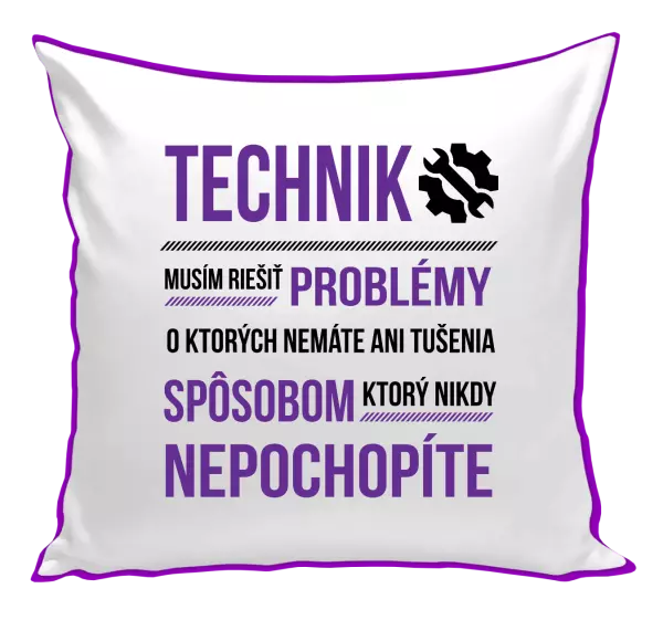 Vankúš Musím riešiť problémy - technik