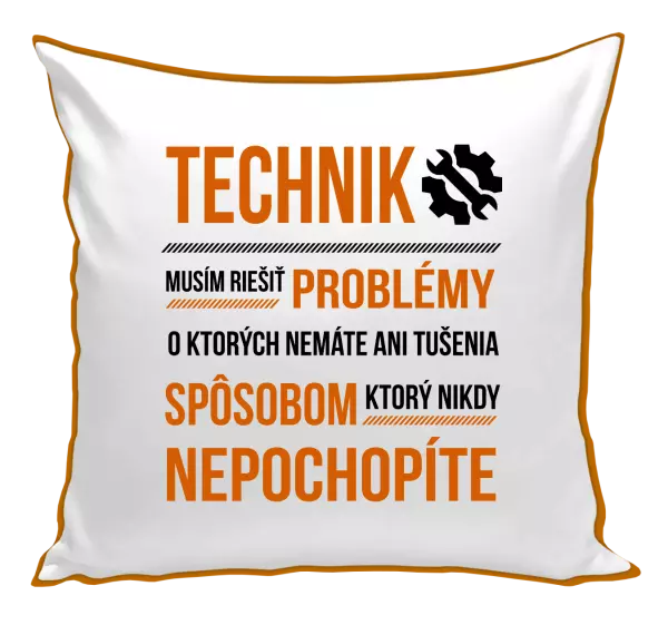 Vankúš Musím riešiť problémy - technik