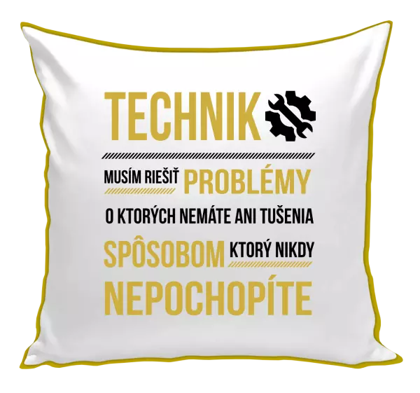Vankúš Musím riešiť problémy - technik