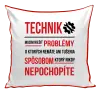 Vankúš Musím riešiť problémy - technik
