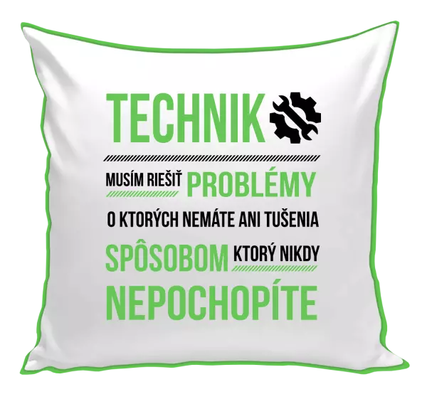 Vankúš Musím riešiť problémy - technik