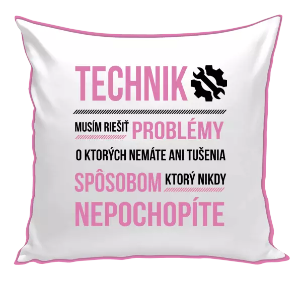 Vankúš Musím riešiť problémy - technik