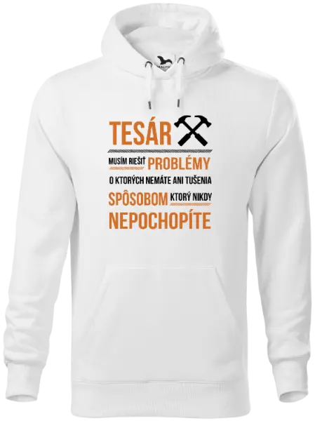 Pánska mikina Musím riešiť problémy - tesár