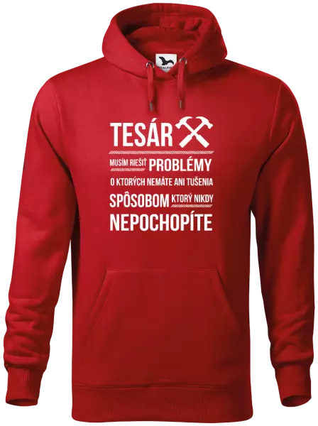Pánska mikina Musím riešiť problémy - tesár