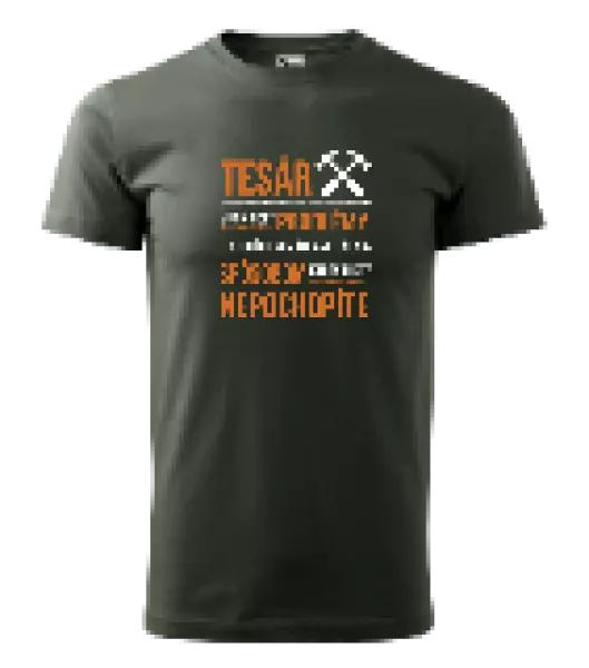 Pánske tričko Musím riešiť problémy - tesár