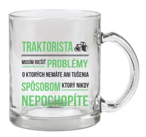 Hrnček Musím riešiť problémy- traktorista
