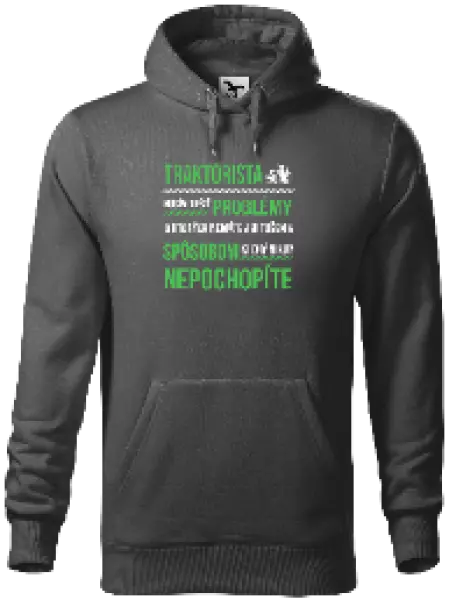 Pánska mikina Musím riešiť problémy- traktorista