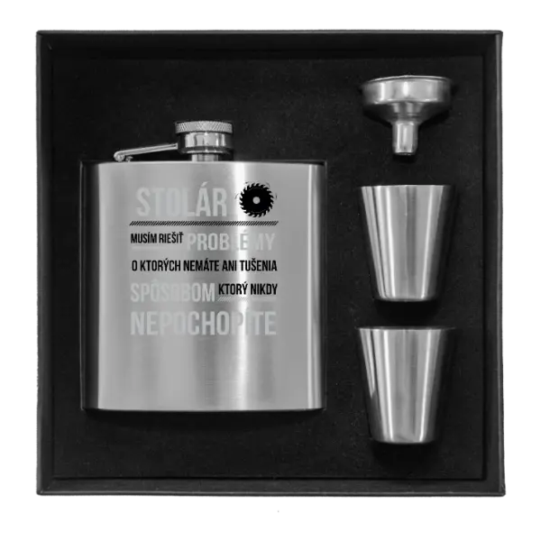 Ploskačka v krabičke Musím riešiť problémy - stolár