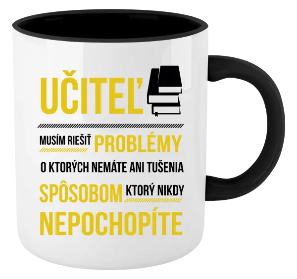 Hrnček  Musím riešiť problémy - učiteľ