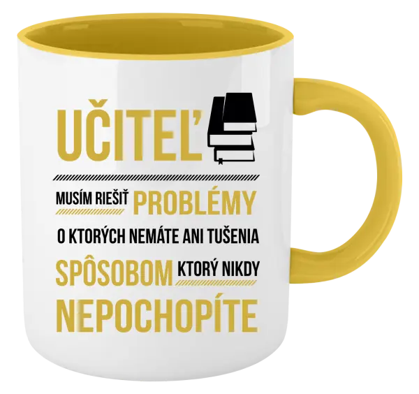 Hrnček  Musím riešiť problémy - učiteľ