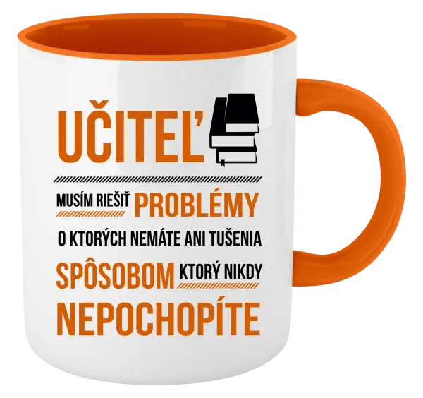 Hrnček  Musím riešiť problémy - učiteľ