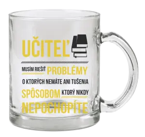 Hrnček Musím riešiť problémy - učiteľ