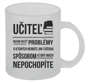 Hrnček Musím riešiť problémy - učiteľ