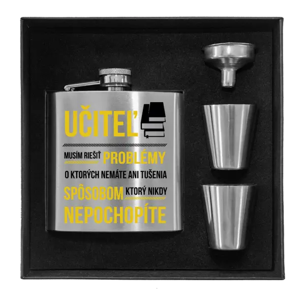 Ploskačka v krabičke Musím riešiť problémy - učiteľ