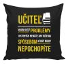 Vankúš Musím riešiť problémy - učiteľ
