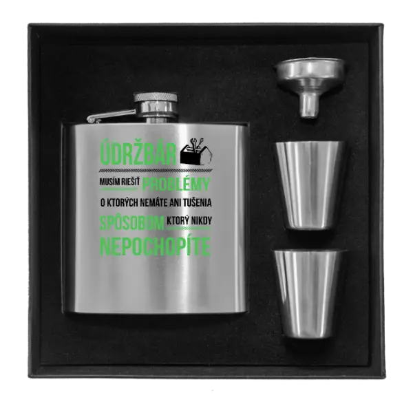 Ploskačka v krabičke Musím riešiť problémy - údržbár