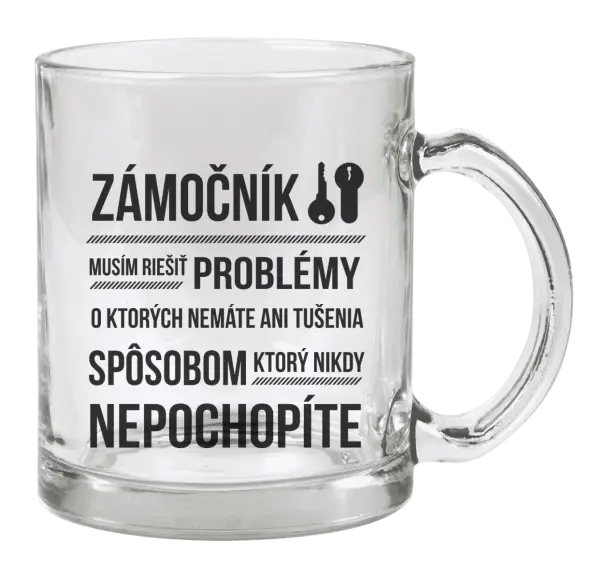 Hrnček Musím riešiť problémy - zámočník