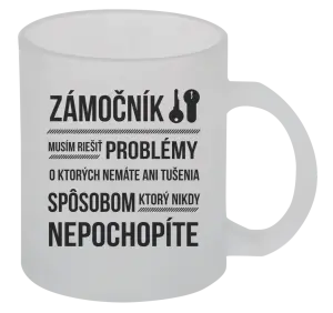 Hrnček Musím riešiť problémy - zámočník