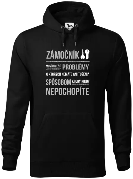 Pánska mikina Musím riešiť problémy - zámočník