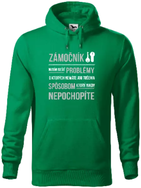 Pánska mikina Musím riešiť problémy - zámočník