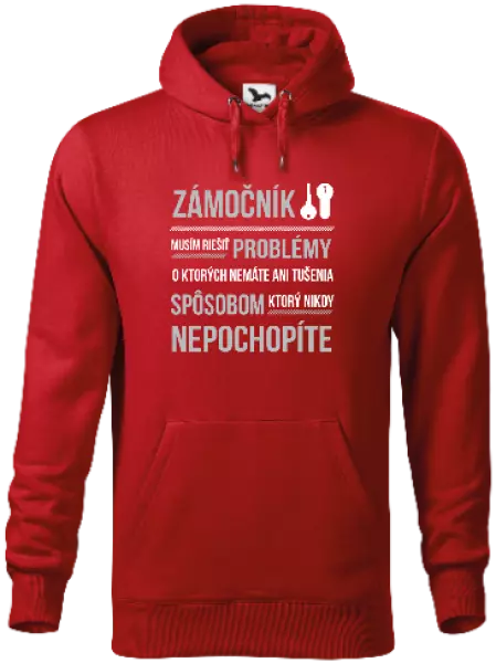 Pánska mikina Musím riešiť problémy - zámočník