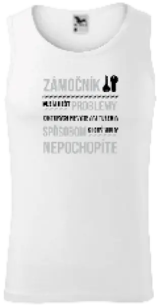Pánske tielko Musím riešiť problémy - zámočník