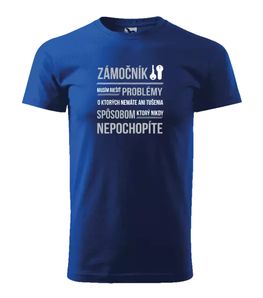 Pánske tričko Musím riešiť problémy - zámočník