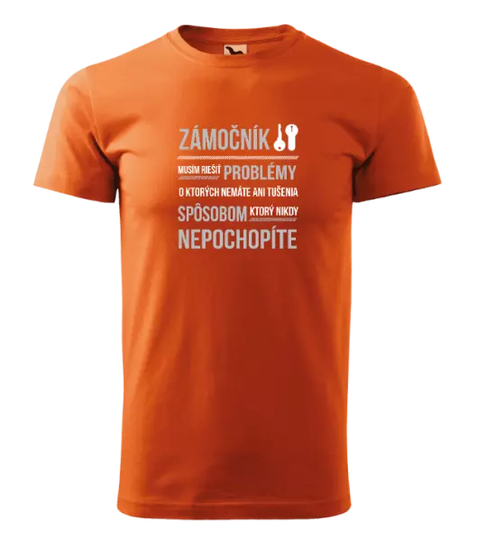Pánske tričko Musím riešiť problémy - zámočník