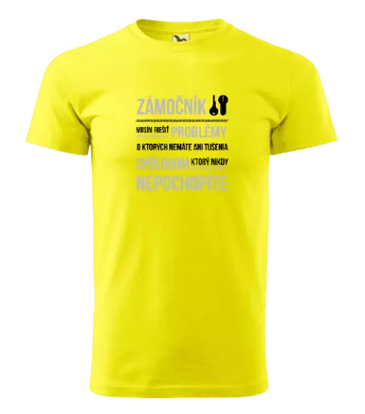 Pánske tričko Musím riešiť problémy - zámočník