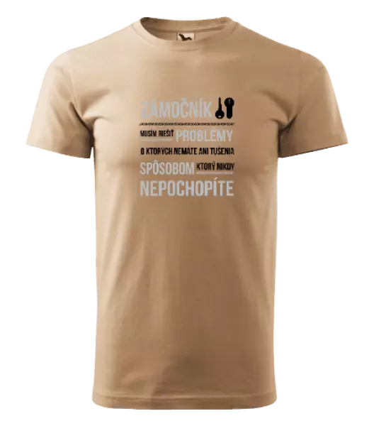 Pánske tričko Musím riešiť problémy - zámočník