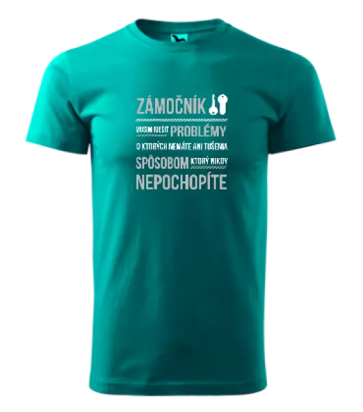 Pánske tričko Musím riešiť problémy - zámočník