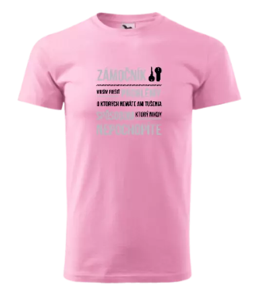 Pánske tričko Musím riešiť problémy - zámočník