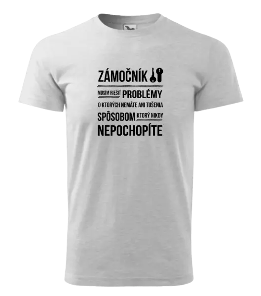Pánske tričko Musím riešiť problémy - zámočník