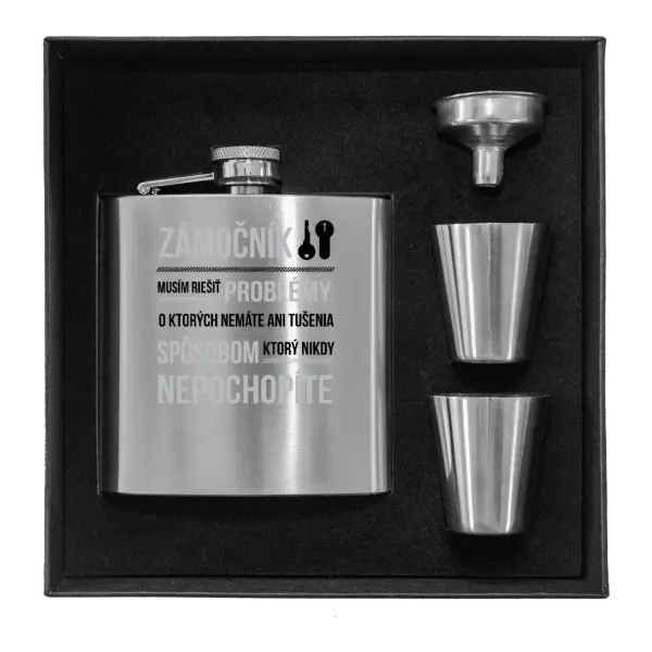 Ploskačka v krabičke Musím riešiť problémy - zámočník