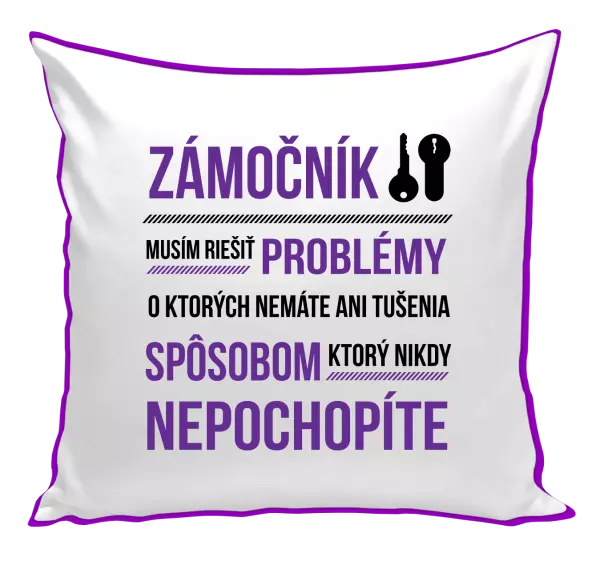 Vankúš Musím riešiť problémy - zámočník