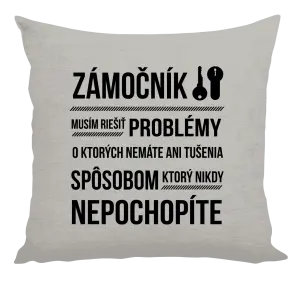 Vankúš Musím riešiť problémy - zámočník
