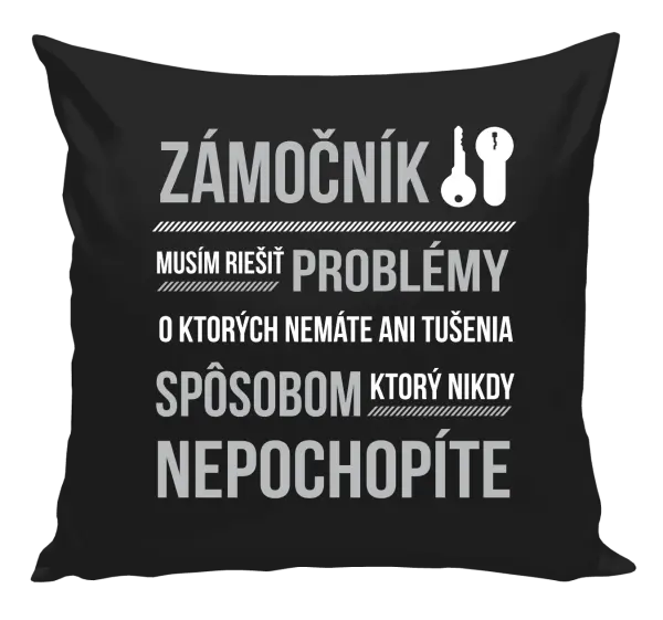 Vankúš Musím riešiť problémy - zámočník