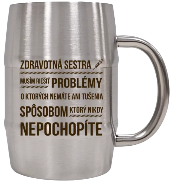 Nerezový chladicí půllitr 