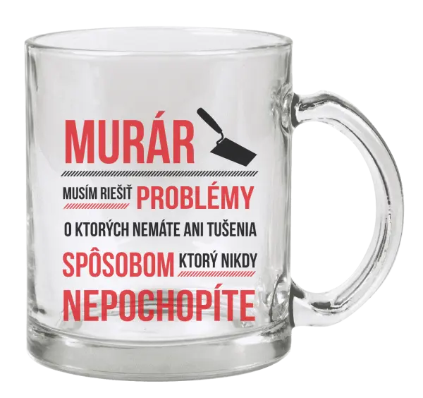 Hrnček Musím riešiť problémy - murár