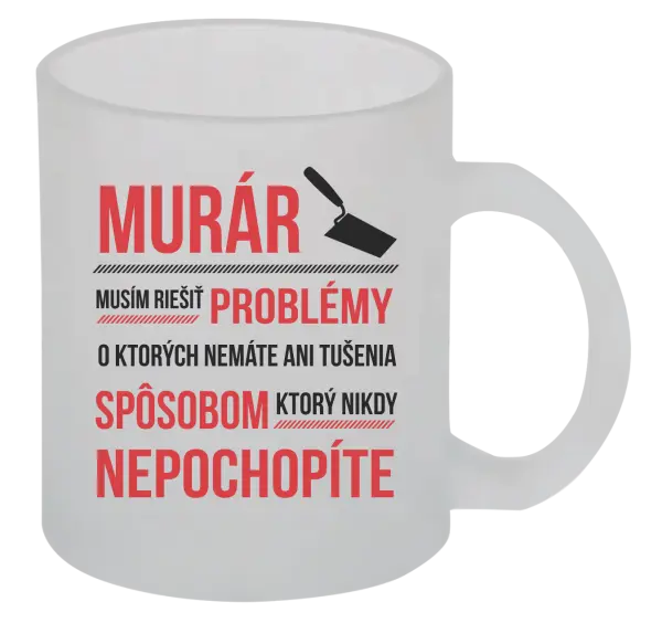 Hrnček Musím riešiť problémy - murár
