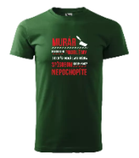 Pánske tričko Musím riešiť problémy - murár