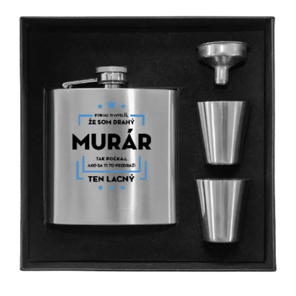 Ploskačka v krabičke Pokiaľ si myslíš, že som drahý - murár