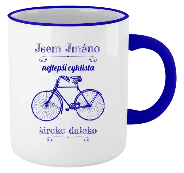 Hrnek Jsem nejlepší cyklista široko daleko